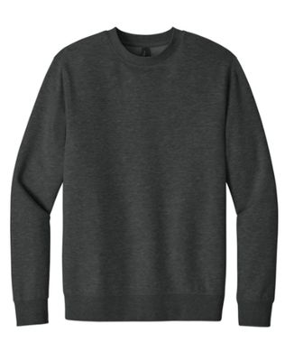 Medium Black Frost District Crewneck--Choose Your Logo!