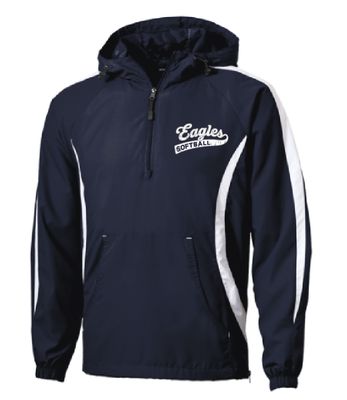 EVW Softball Sport-Tek® Colorblock Raglan Anorak (Jersey Lined)