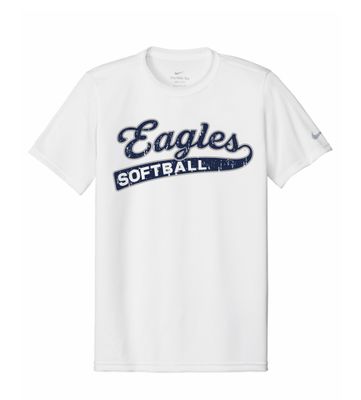 EVW Softball Nike rLegend Short Sleeve Navy Tee--2 Color Options--Youth Sizes Available