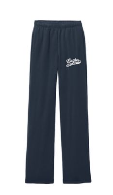 EVW Softball Bella Sponge Fleece Straight Leg Navy Sweats