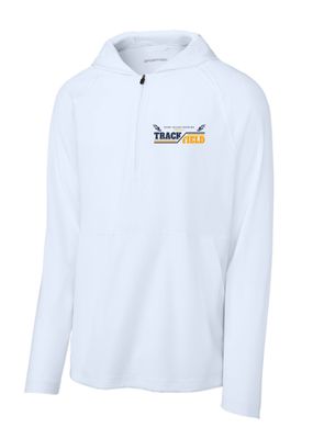 EVWK Track Sport-Tek Repeat 1/2-Zip Long Sleeve Hooded Jacket--3 Colors Available