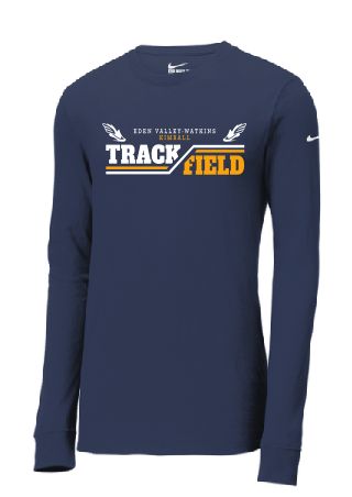 EVWK Track Nike Dri-FIT Cotton/Poly Long Sleeve Tee--2 Color Options