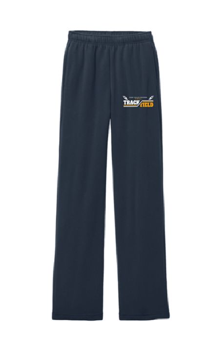 EVWK Track Bella Sponge Fleece Straight Leg Navy Sweats