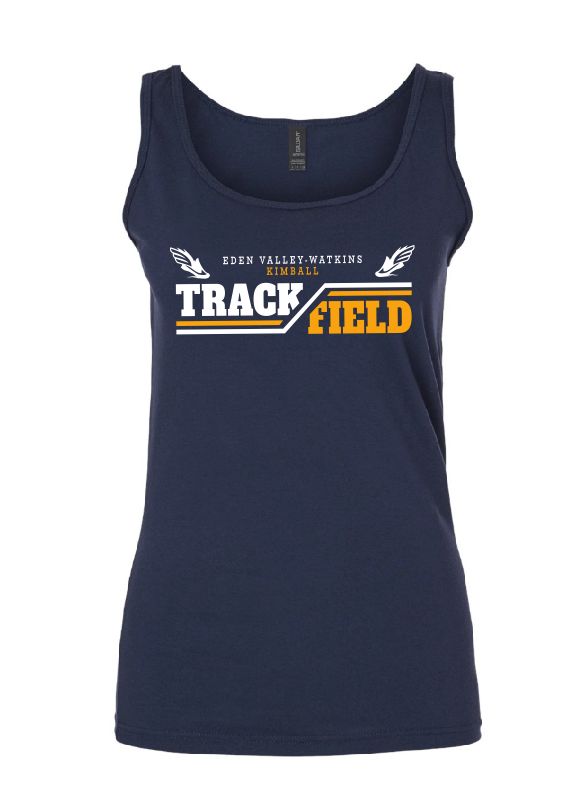 EVWK Track Softstyle Women's Tank Top--Navy