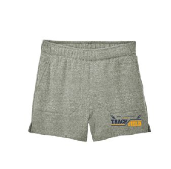 EVWK Track District Women's Triblend Fleece Shorts--Grey Frost