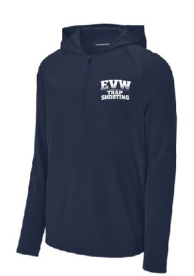EVW Trap Sport-Tek Repeat 1/2-Zip Long Sleeve Hooded Jacket--3 Colors Available
