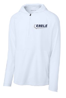 EVW Baseball Sport-Tek Repeat 1/2-Zip Long Sleeve Hooded Jacket--3 Colors Available