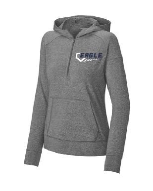 EVW Baseball Sport-Tek® Sport-Wick® Stretch 1/2-Zip LADIES Hoodie--2 Color Options
