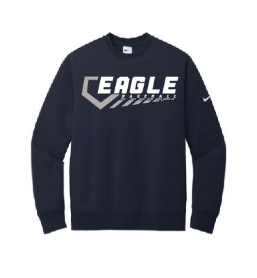EVW Baseball Nike Club Fleece Crew--2 Color Options