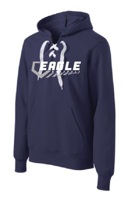 EVW Baseball Sport-Tek Lace Up Pullover Hooded Sweatshirt--2 Color Options