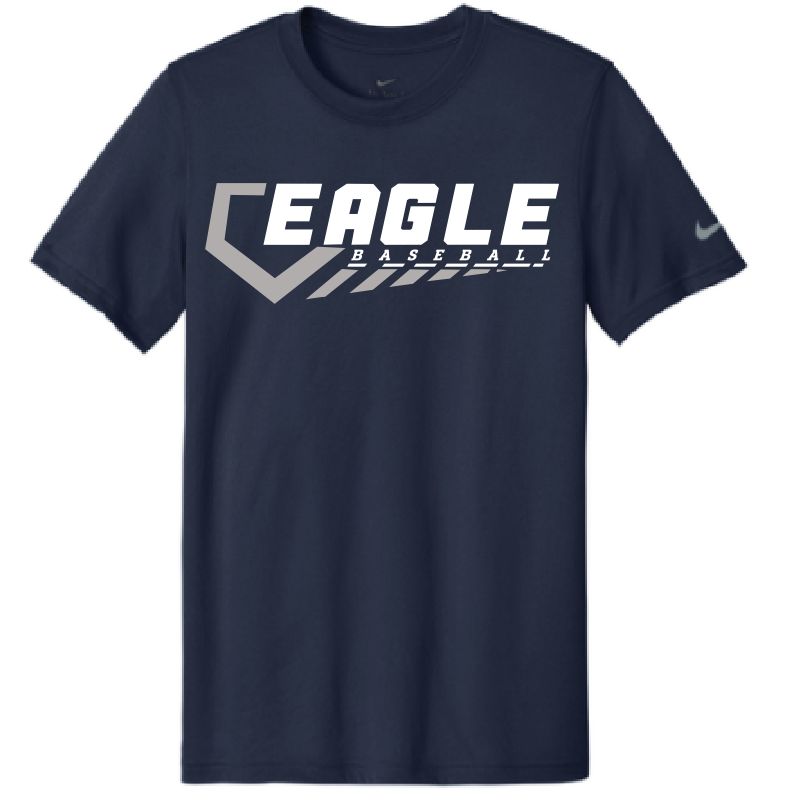 EVW Baseball Nike rLegend Short Sleeve Navy Tee--2 Color Options--Youth Sizes Available