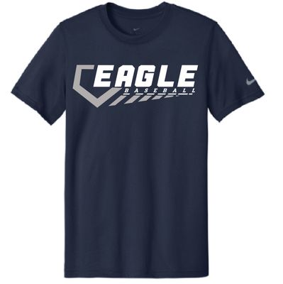 EVW Baseball Nike rLegend Short Sleeve Navy Tee--2 Color Options--Youth Sizes Available