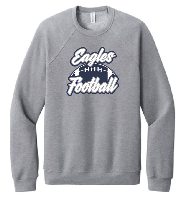 EVW Football Bella Canvas Crewneck--2 Colors Available