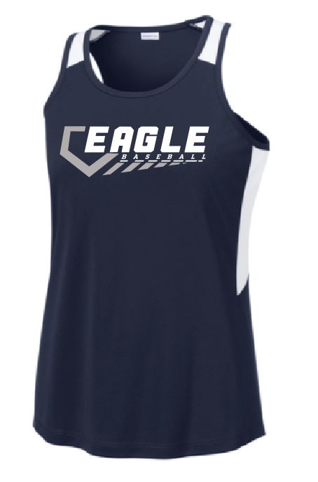 EVW Baseball Club Women's Tank Top--Navy