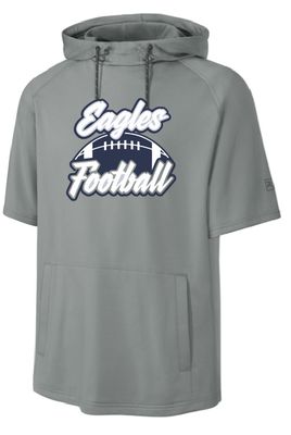 EVW Football Richardson Charge Performance Fleece Short Sleeve Hoodie--2 Colors Available