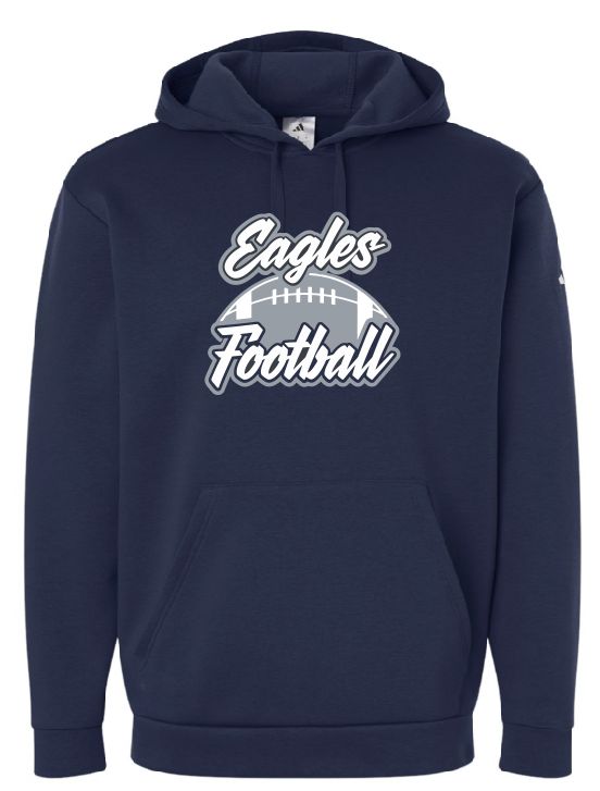 EVW Football Adidas Fleece Hooded Navy Sweatshirt