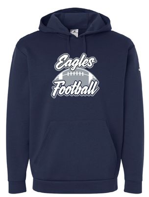 EVW Football Adidas Fleece Hooded Navy Sweatshirt
