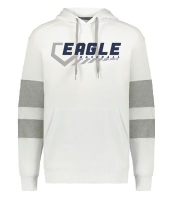 EVW Baseball Unisex Jackson Way Hooded Sweatshirt-White