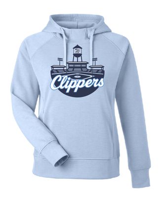 Clippers Women's J. America Apex Fleece Hooded Sweatshirt-2 Color Options