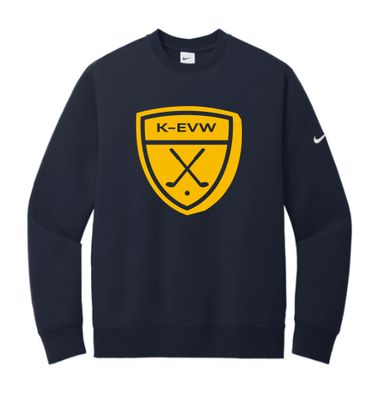 K-EVW Golf Nike Club Fleece Navy Crew
