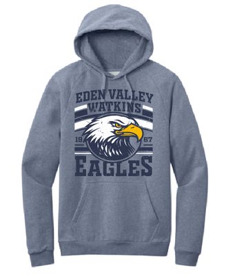 Eagles District® Cloud Fleece Hoodie--Flint Heather Steel