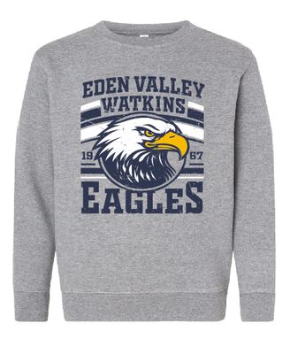 Eagles Youth Elevated Fleece Crewneck Sweatshirt-2 Color Options