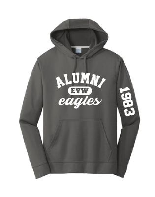 EVW Alumni Dri-Fit Hoodie-Charcoal