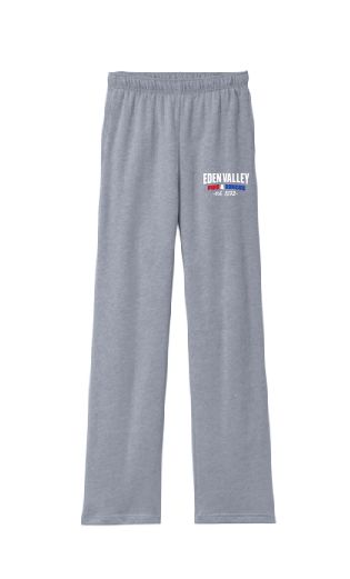 EV Fire &amp; Rescue Bella Canvas Unisex Sponge Fleece Athletic Grey Straight Leg Sweats