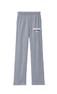 EV Fire &amp; Rescue Bella Canvas Unisex Sponge Fleece Athletic Grey Straight Leg Sweats
