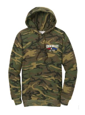 EV Fire &amp; Rescue Port &amp; Co™ Core Fleece Camo Pullover Hooded Sweatshirt