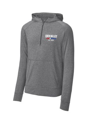EV Fire &amp; Rescue Sport-Tek® Sport-Wick® Stretch 1/2-Zip Unisex Hoodie--2 Color Options