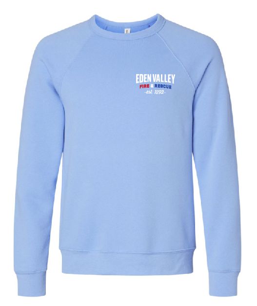 EV Fire &amp; Rescue Bella Canvas Sponge Fleece Adult Crewneck Sweatshirt--3 Color Options