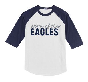 Eagles Feather Youth Colorblock Raglan Jersey