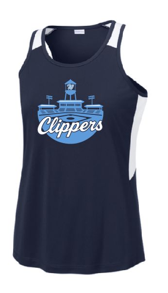 Clippers Club Women's Tank Top--Navy