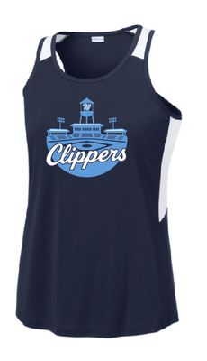 Clippers Club Women's Tank Top--Navy