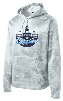 Clippers Sport-Tek Sport-Wick CamoHex Fleece Hooded Pullover--Youth Sizes Available