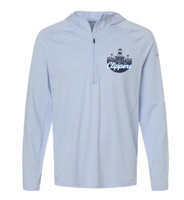 Clippers Men's Huk Atoll Half-Zip Hooded Pullover-2 Colors Available