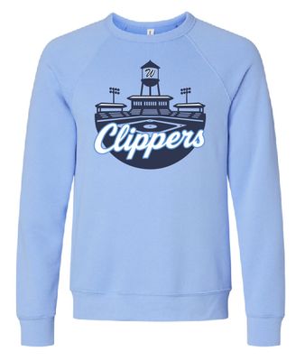 Clippers Bella Canvas Crewneck--5 Color Options