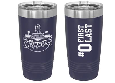 Clippers Laser Engraved Tumblers
