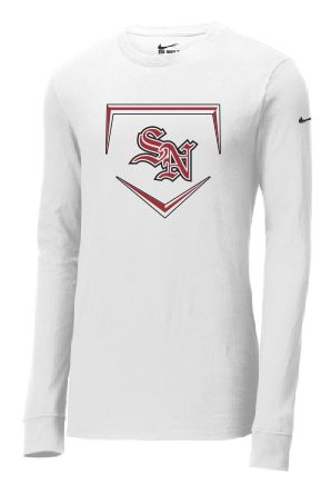 Nicks Nike Dri-FIT Cotton/Poly Long Sleeve Navy Tee--2 Color Options