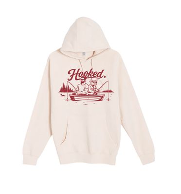 Hooked Lane Seven Unisex Premium Pullover Hooded Sweatshirt--2 Color Options