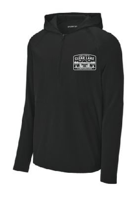 Kellen's Sport-Tek Repeat 1/2-Zip Long Sleeve Hooded Jacket--3 Colors