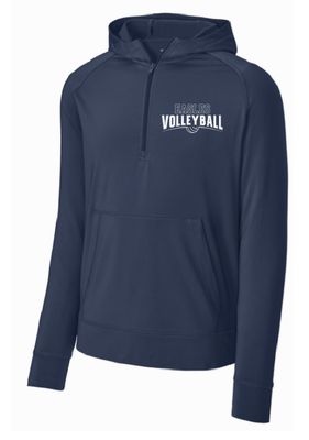 EVW Volleyball Sport-Tek® Sport-Wick® Stretch 1/2-Zip Hoodie--2 Colors Options