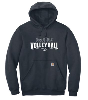 EVW Volleyball Carhartt Midweight Hooded Sweatshirt--2 Colors Available