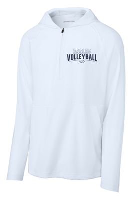 EVW Volleyball Sport-Tek Repeat 1/2-Zip Long Sleeve Hooded Jacket--3 Colors Available