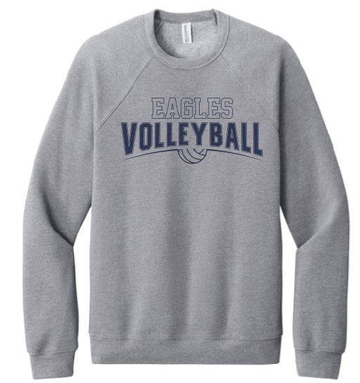 EVW Volleyball Bella Canvas Crewneck--2 Colors Available