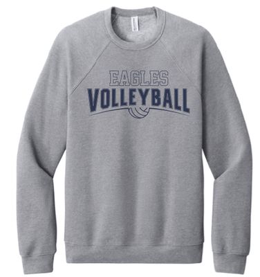 EVW Volleyball Bella Canvas Crewneck--2 Colors Available