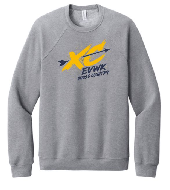 EVWK Cross Country Bella Canvas Crewneck--2 Colors Available