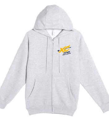 EVWK Cross Country Lane Seven Unisex Premium Full-Zip Hooded Sweatshirt--2 Colors Available