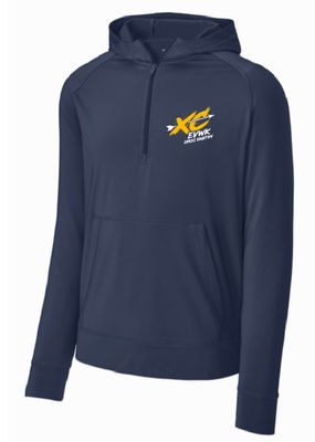 EVWK Cross Country Sport-Tek Sport-Wick Stretch 1/2-Zip Navy Hoodie